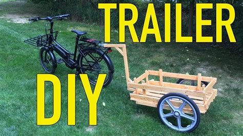 Wood Homemade Bike Trailer